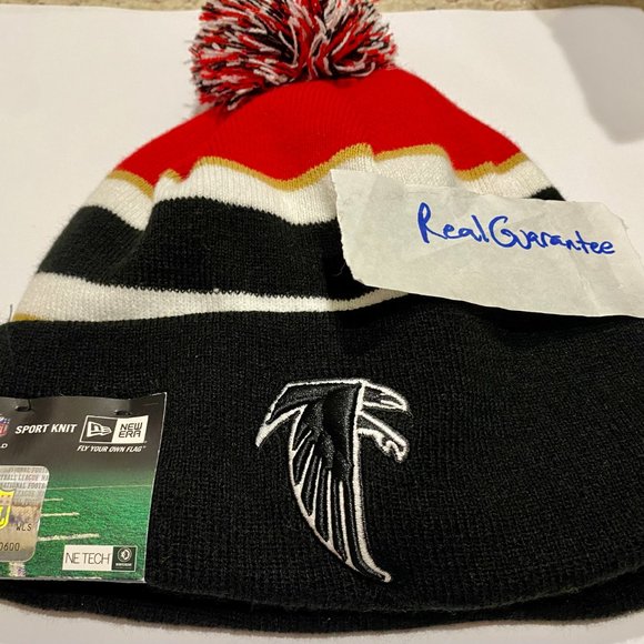 RARE Nwt 100% New Era Atlanta Falcons THROWBACK 2013 Sport Knit Hat NFL Cap